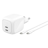 Belkin 67W 2-Port USB-C Wall Charger White WCH020KQ2MWH-B6