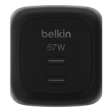 Belkin 67W Universal Indoor AC Fast Charging Wall Charger Black WCH020kqBK