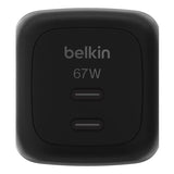 Belkin 67W Universal Indoor AC Fast Charging Wall Charger Black WCH020kqBK