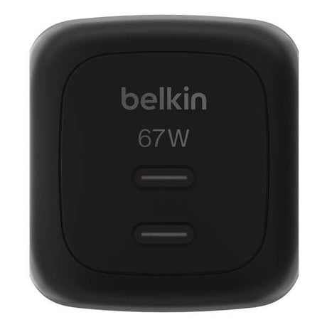 Belkin 67W Universal Indoor AC Fast Charging Wall Charger Black WCH020kqBK
