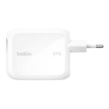 Belkin UltraCharge 67W GaN Type-C Wall Charger White WCH022KQWH