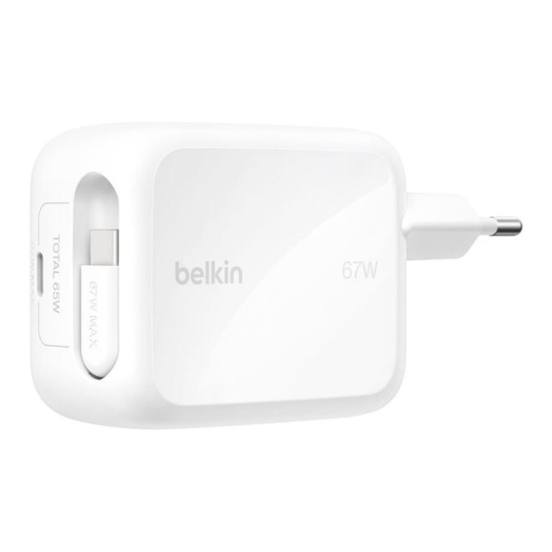 Belkin UltraCharge 67W GaN Type-C Wall Charger White WCH022KQWH