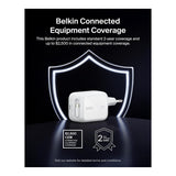 Belkin BoostCharge 45W Dual USB-C Wall Charger with Rectractable Cable - White WCH023KQWH