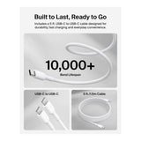 Belkin BoostCharge 100W GaN Wall Charger with Type-C Cable White WCH025KQ1.5WHB6