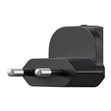 Belkin UltraCharge 45W GaN Wall Charger with Retractable USB-C Cable USB-C and USB-A Ports UK and EU Plugs Black WCH029HQBK