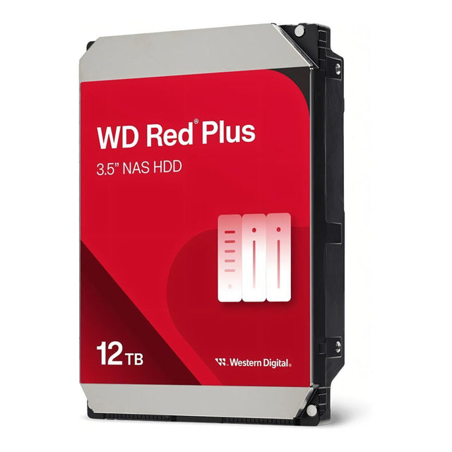 Western Digital WD Red Plus 3.5-inch 12TB SATA III NAS Internal Hard Drive WD120EFGX