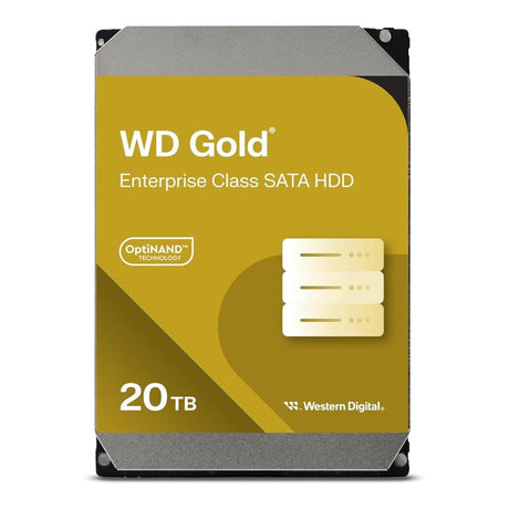 WD Gold 3.5-inch 20TB SATA III Internal HDD WD202KRYZ