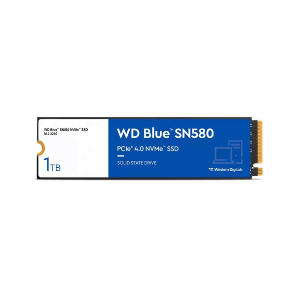 新品 WD Blue SN580 1TB NVMe SSD M.2 2280 wds100t3b0e-internal-solid-