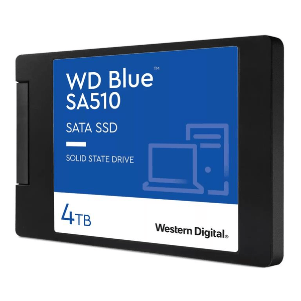 【未使用品】WD Blue SA510 4TB SATA SSD 2.5インチ wds400t3b0a-internal-solid-