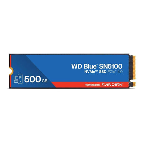 WD Blue SN5100 500GB M.2 2280 PCIe 4.0 NVMe Internal SSD WDS500G5B0E