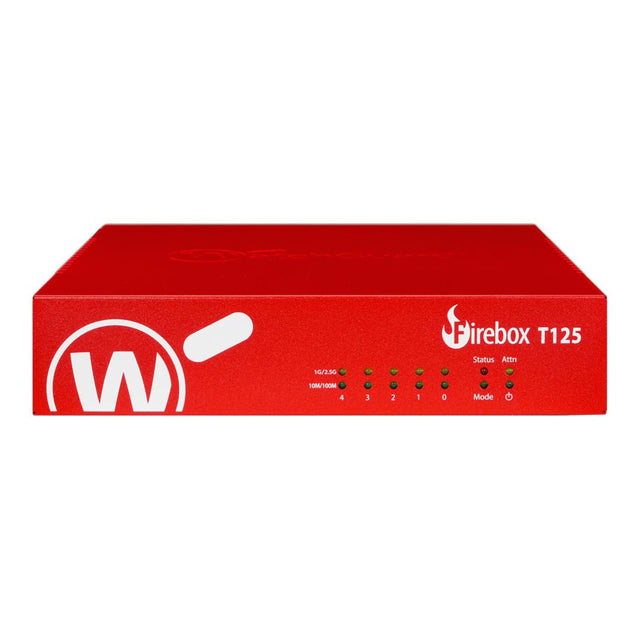 WatchGuard Firebox T125 with 4-year Basic Security Suite