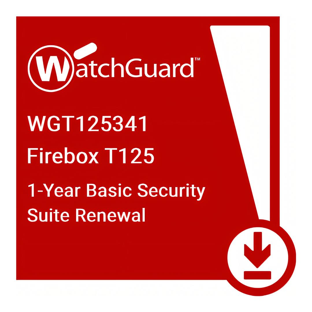 WatchGuard Firebox T125 1-year Basic Security Suite Renewal/Upgrade
