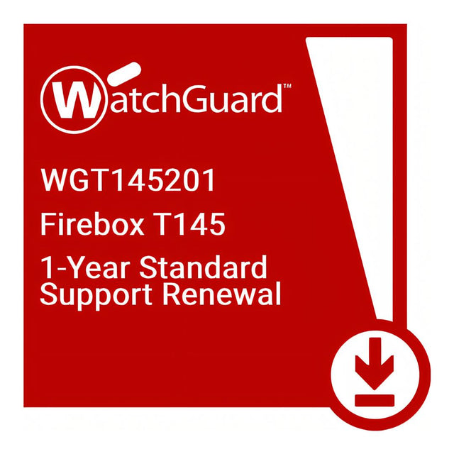 WatchGuard Firebox T145 1-year Standard Support Renewal