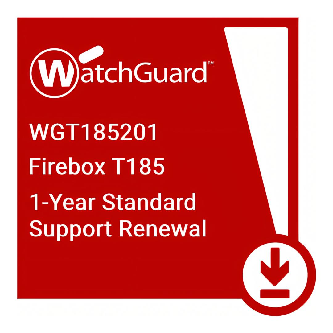 WatchGuard Firebox T185 1-year Standard Support Renewal