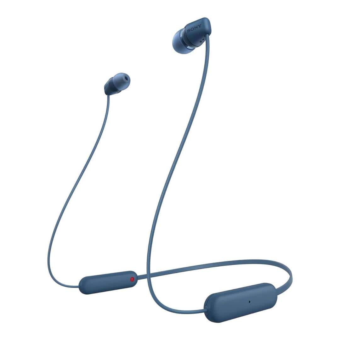 Sony Wireless Earphones Blue WI-C100/LZE