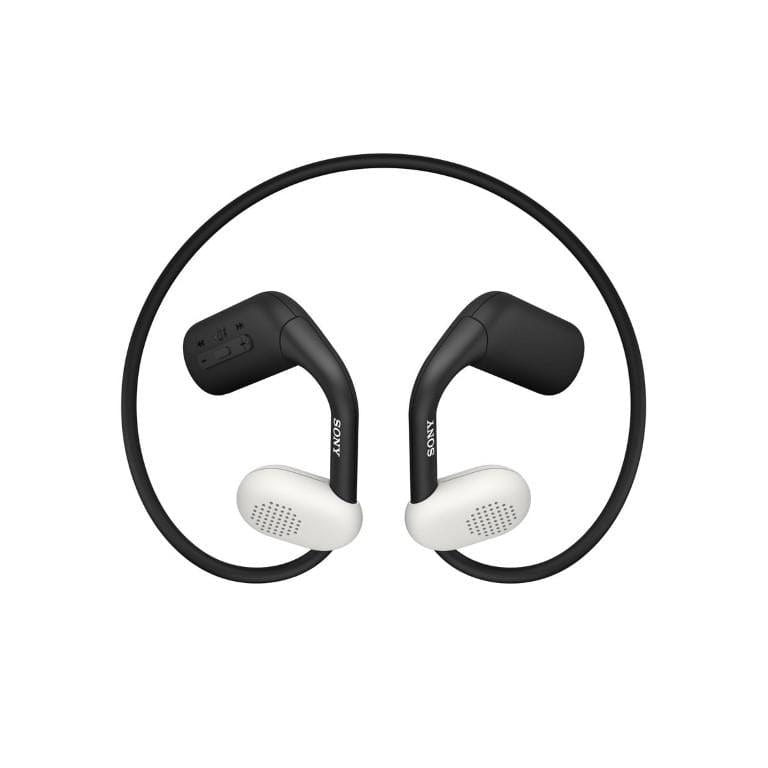 Sony Float Run Open-Ear Wireless Bluetooth Earphones - Black White