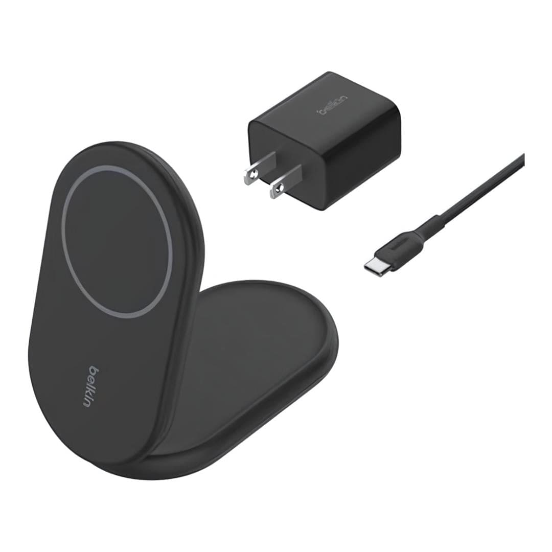 Belkin BoostCharge Convertible Magnetic Wireless Charging Stand - Black WIB007VFBK