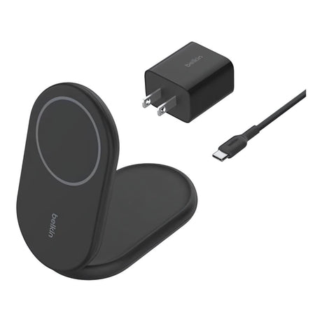 Belkin BoostCharge Convertible Magnetic Wireless Charging Stand - Black WIB007VFBK
