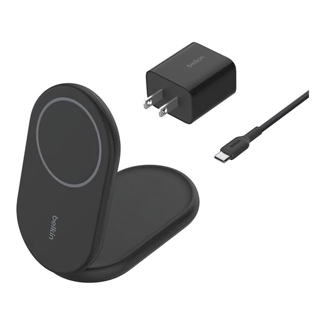 Belkin BoostCharge Convertible Magnetic Wireless Charging Stand - Black WIB007VFBK