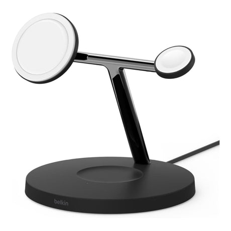 Belkin MagSafe 3-in-1 Charging Stand 15W Black WIZ017VFBK-APL