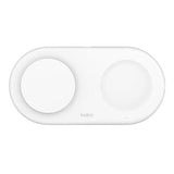 Belkin BoostCharge 2-in-1 Wireless Charging Pad with USB-C - White WIZ021VFWH