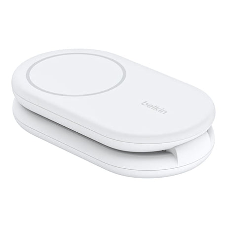 Belkin BoostCharge 2-in-1 Convertible Magnetic Foldable Wireless Charger Stand - White WIZ028VFWH