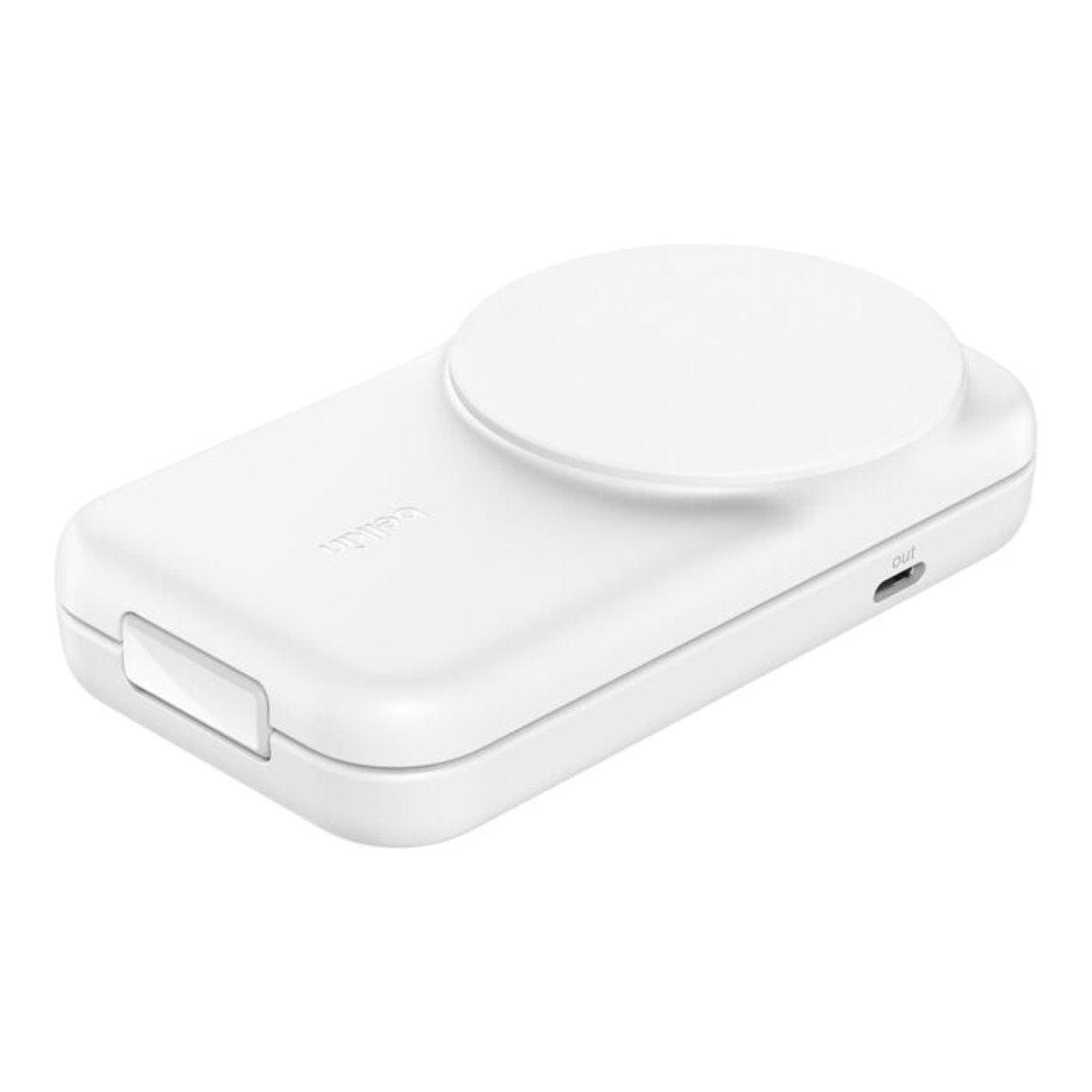 Belkin UltraCharge 25W 2-in-1 Qi2 Square Magnetic Charger White WIZ038KQWH