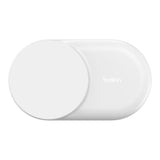 Belkin UltraCharge 25W 2-in-1 Qi2 Round Magnetic Charger White WIZ039KQWH