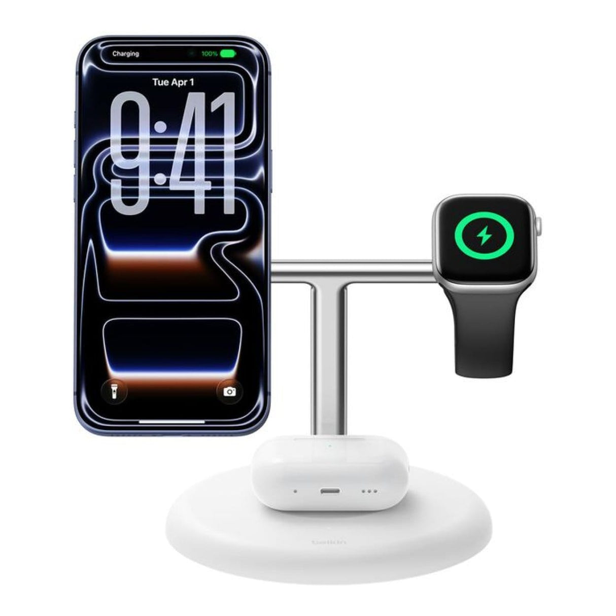 Belkin UltraCharge 3-in-1 25W Wireless Charging Station White WIZ050KQWH