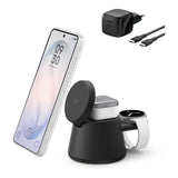 Belkin UltraCharge 3-in-1 Wireless Charging Station Black WIZ052KQBK