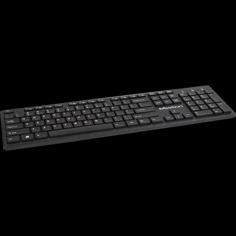 Meetion K841 USB Ultra-thin Chocolate Wireless Keyboard - Black