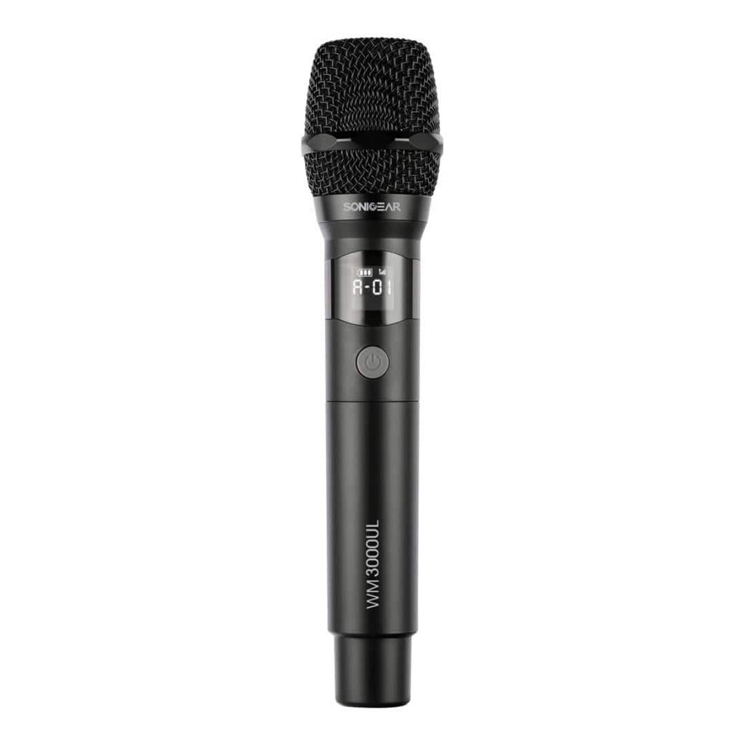 SonicGear WM 3000 UL Professional Wireless Microphone Obsidian WM3000ULOBSIDIAN
