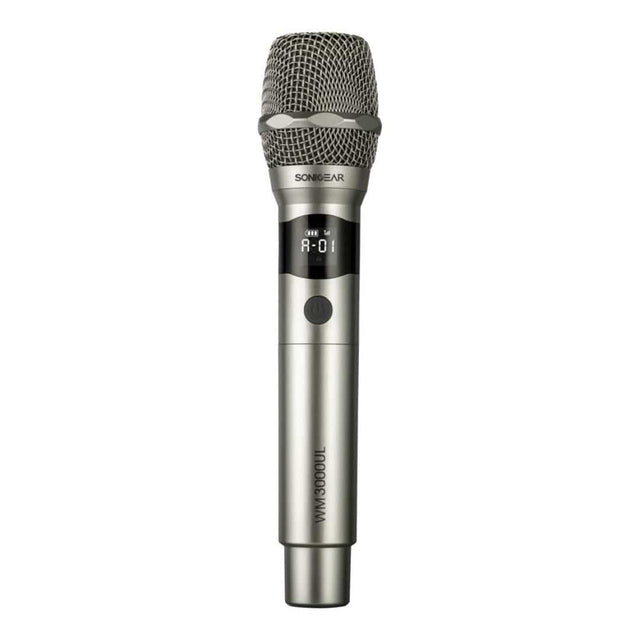 SonicGear WM 3000 UL Professional Wireless Microphone Platinum WM3000ULPLATINUM