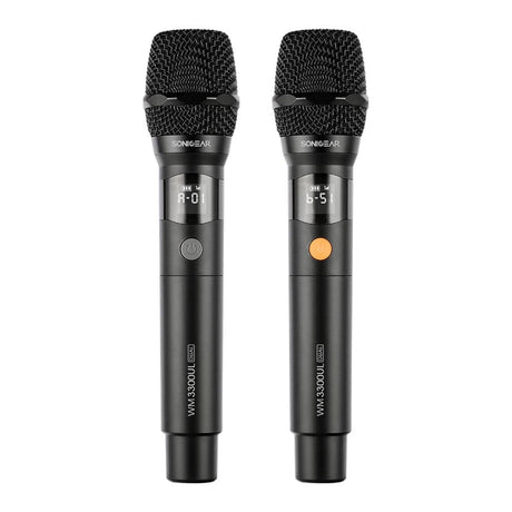 SonicGear WM 3300 UL Dual Professional Wireless Microphone Obsidian WM3300ULDUALOBS