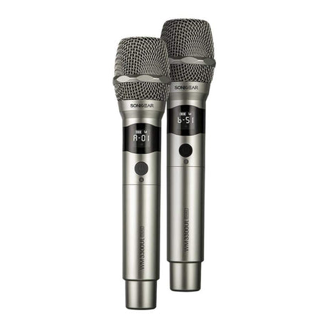 SonicGear WM 3300 UL Dual Professional Wireless Microphone Platinum WM3300ULDUALPLT