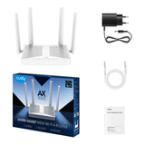 Cudy WR3000E AX3000 Wireless Router - 5-Port Dual-Band 2.4GHz and 5GHz Wi-Fi 6 Gigabit Mesh