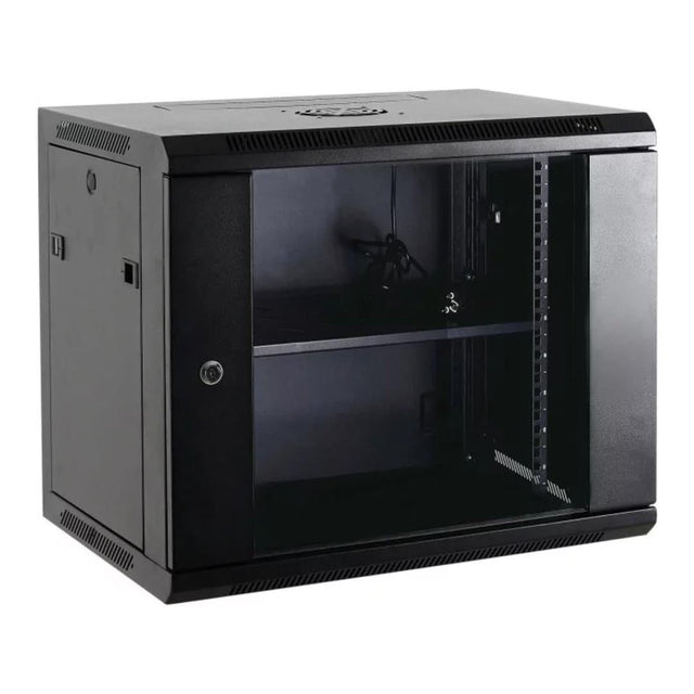 Acconet 9U Unassembled Fixed Wall Mount Box 450mm WS3-6409