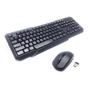 UniQue 104 Keys Wireless USB Keyboard and Mouse Combo WS630+W420