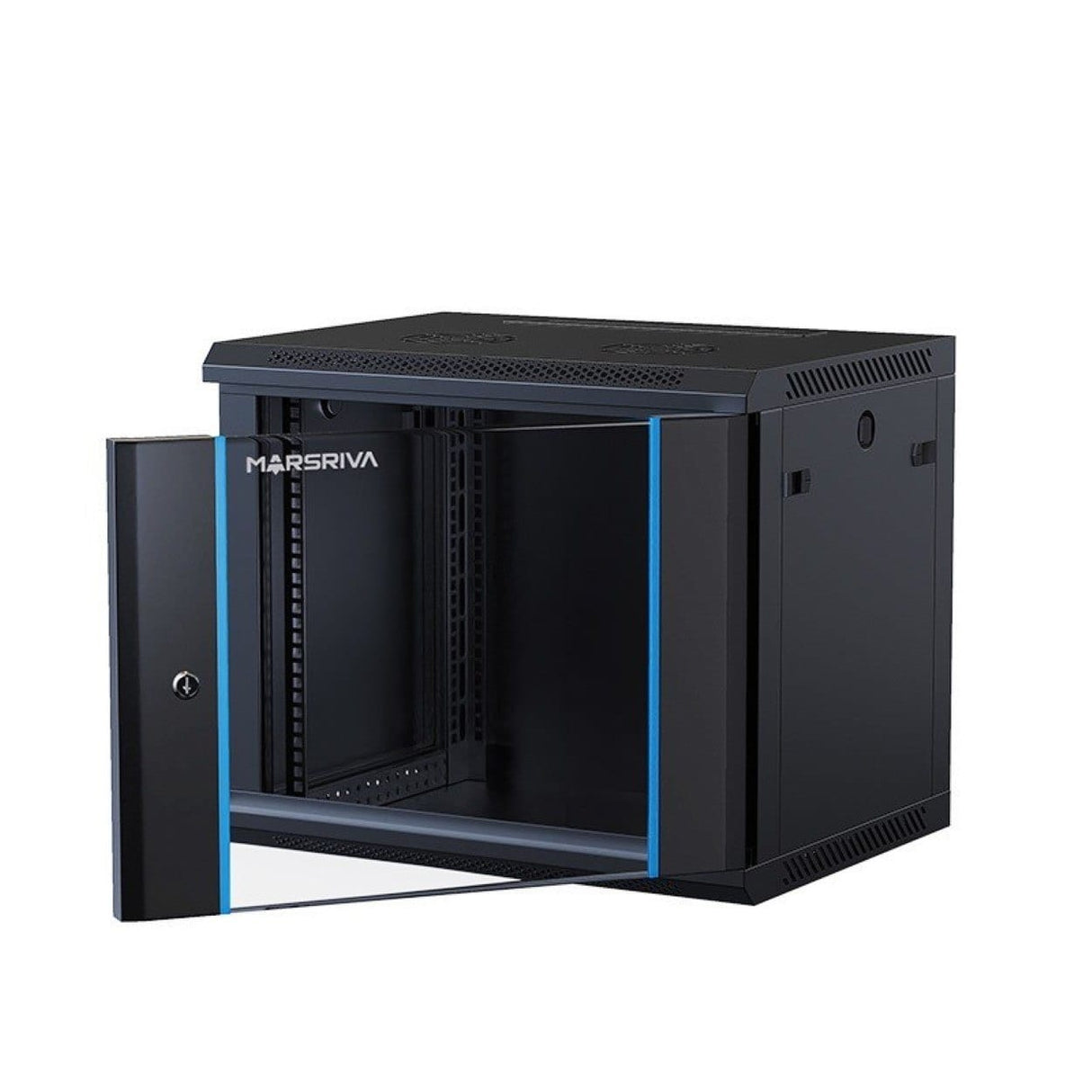 Marsriva WS6409 9U Swing Frame Wall Mount Network Cabinet