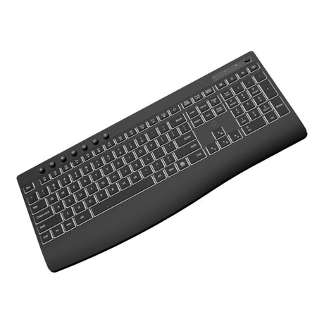WINX DO Business Backlit Wireless Keyboard and Mouse Combo Black WX-CO104