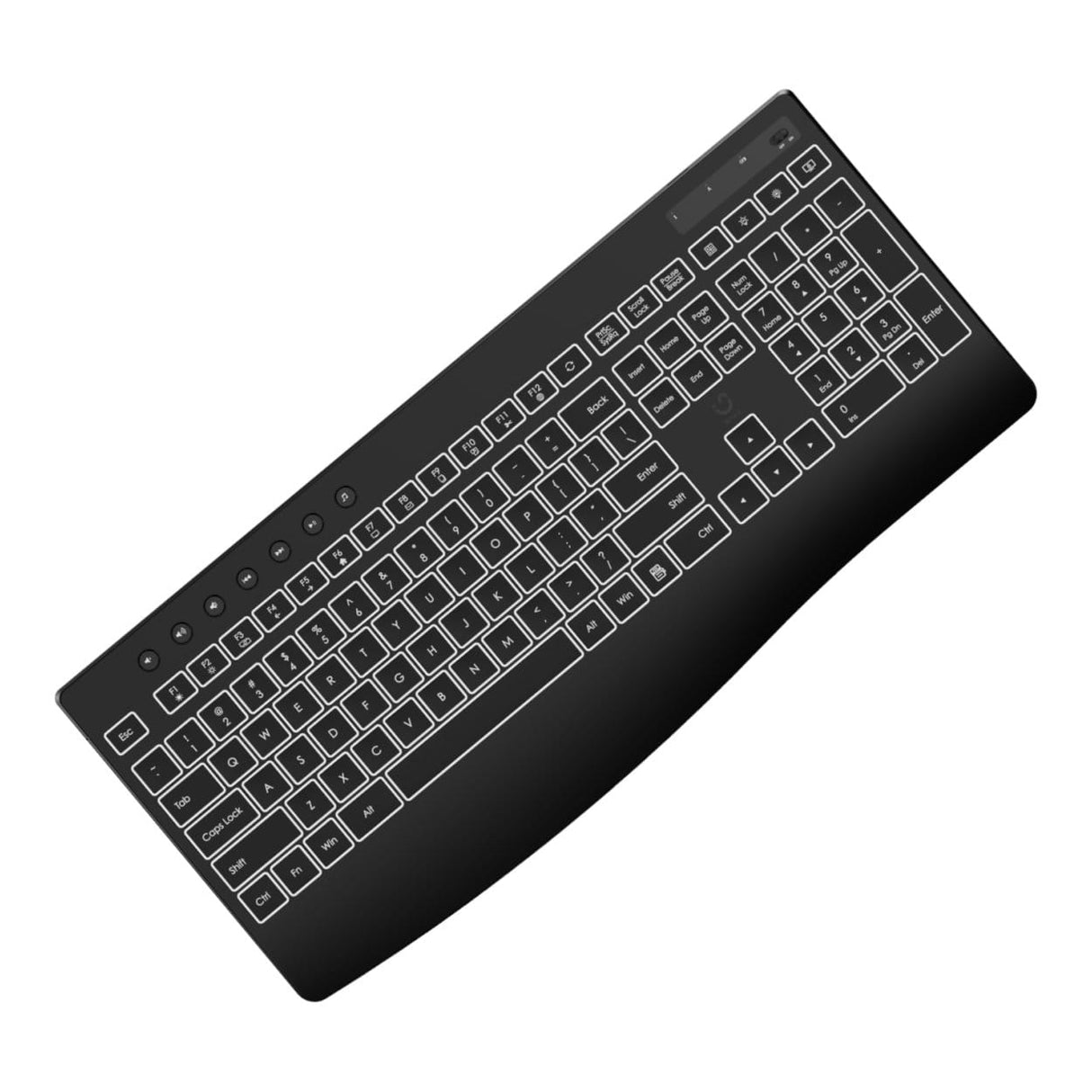 WINX DO Business Backlit Wired Keyboard and Mouse Combo Black WX-CO105