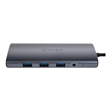 Winx CONNECT MAX 11-in-1 Type-C Hub Silver WX-HB112