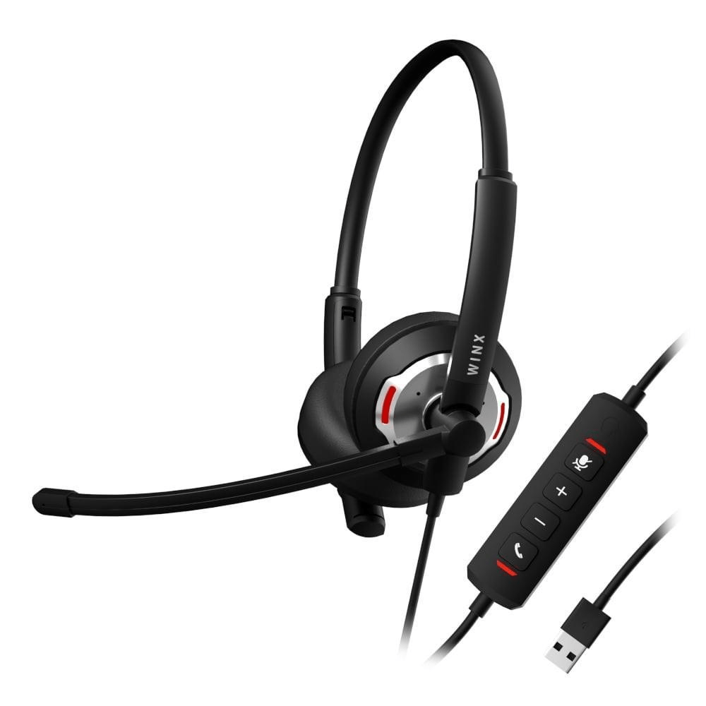 Hs108 Winx Call Pro AI Noise Cancelling Mic Headset WX-HS108 – FirstShop