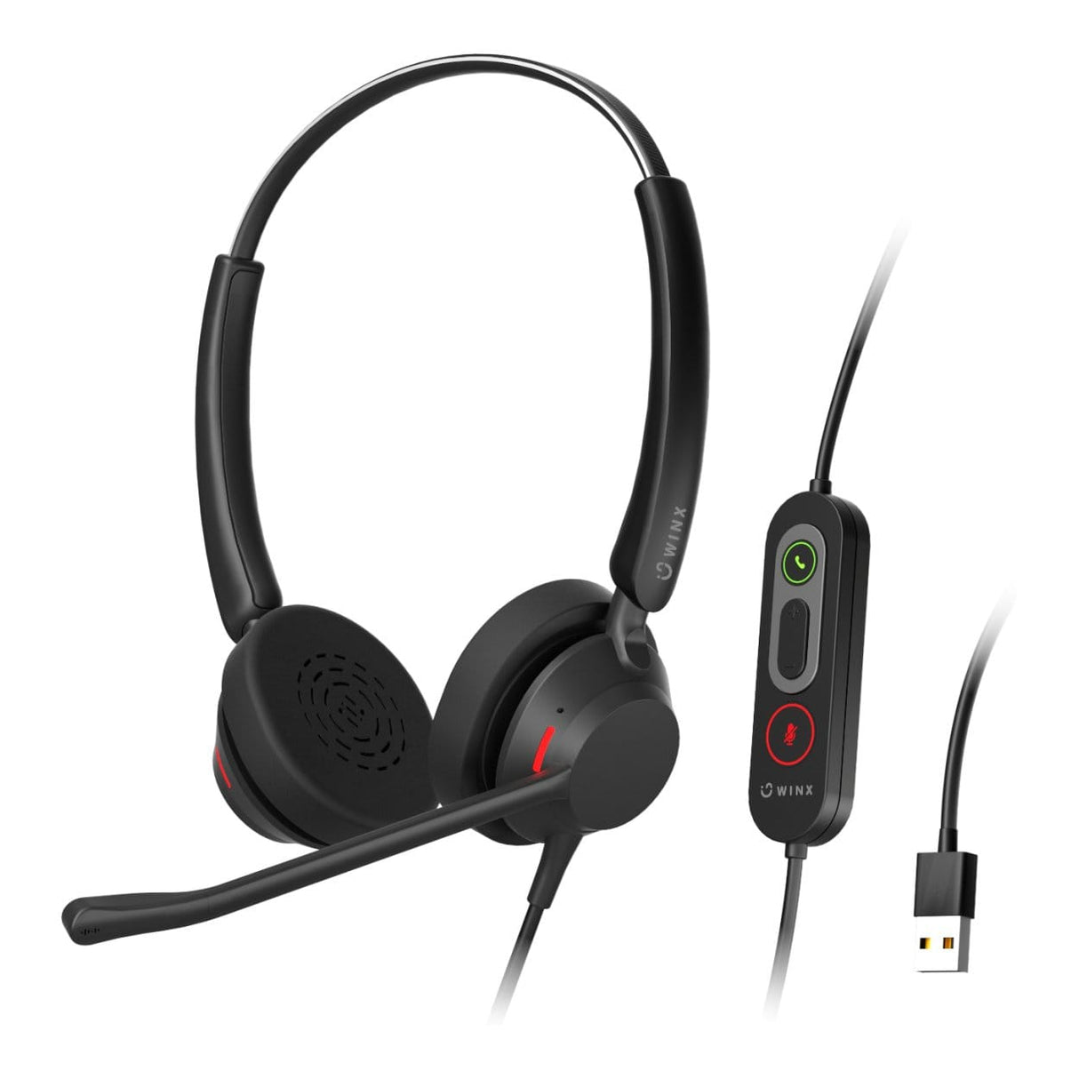 WINX CALL Pro 2 AI Noise Cancelling Mic Headset WX-HS112