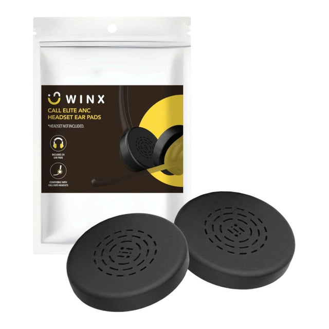 WINX CALL Elite ANC Ear Cub Replacements 2-pack Black WX-HSEC02