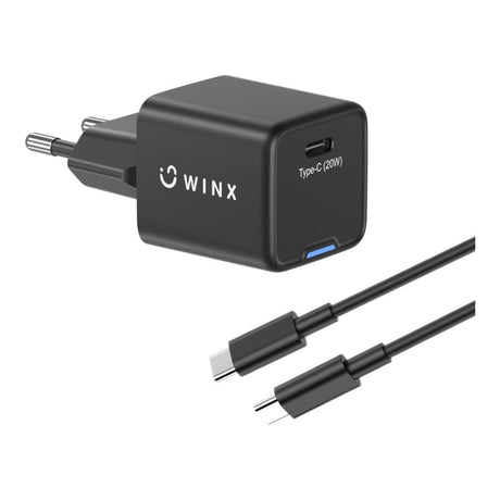 WINX 20W Power Essential Type-C GaN Wall Charger Black WX-WC103