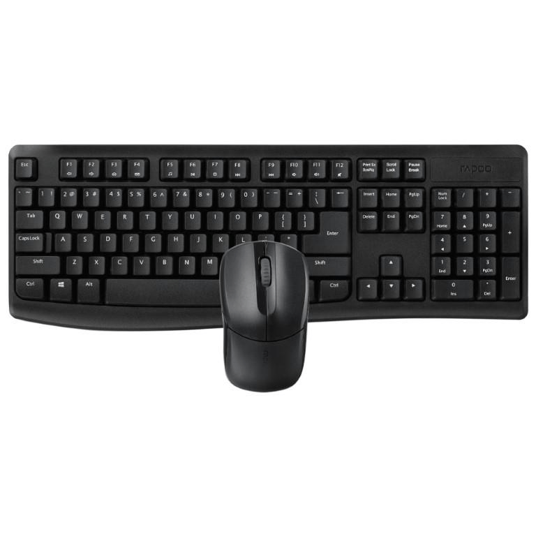 Rapoo X1800Pro-US-BLACK Wireless Keyboard and Mouse Combo