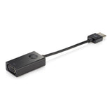 HP HDMI to VGA Adapter Black X1B84AA