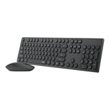 Rapoo X260 Round Key Multimode Keyboard and Mouse Combo Black