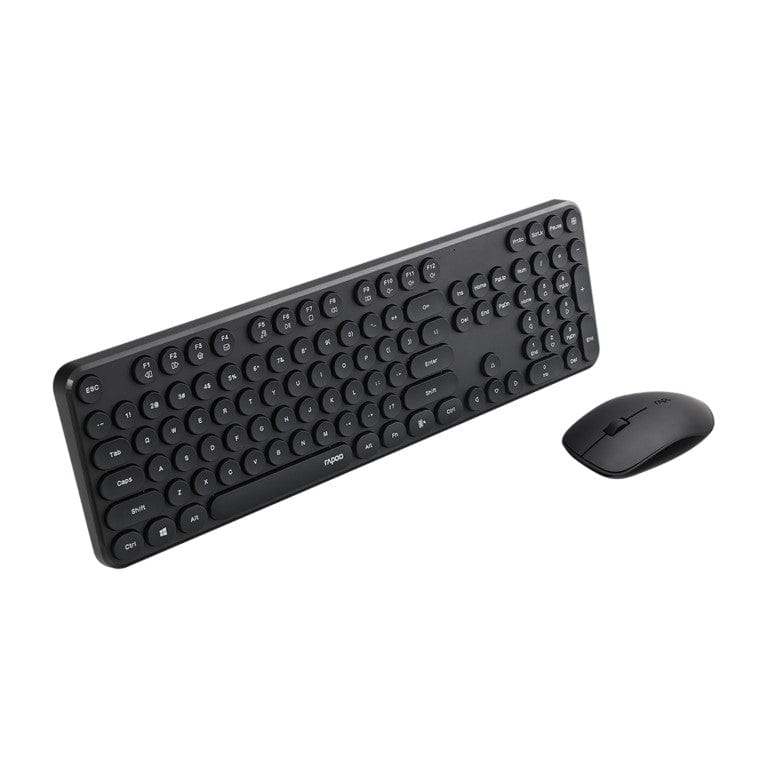 Rapoo X260S-US-BLACK Wireless Keyboard and Mouse Combo